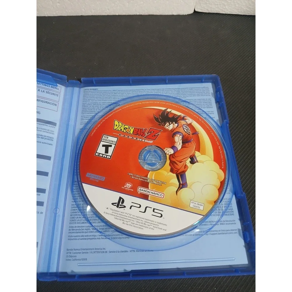 Dragon Ball Z Kakarot Sony PlayStation 5 2023 Action RPG Bandai Namco No Manual!